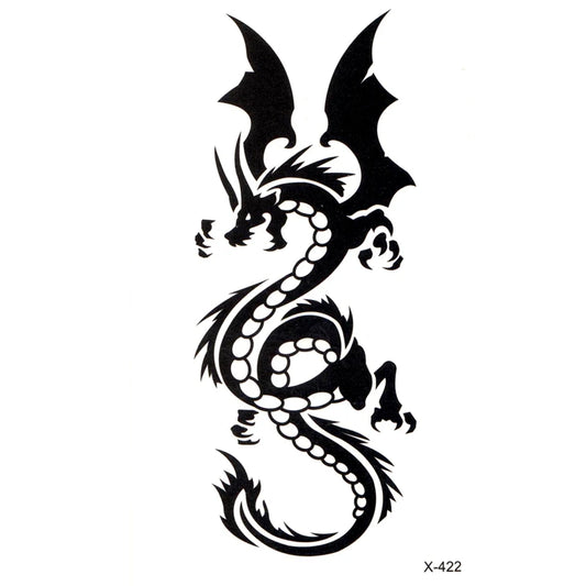 Dragon totem Waterproof Temporary Tattoo Sticker Body Art Sexy Product  Water Transfer  DIY Body Art Beauty Makeup Tattoo