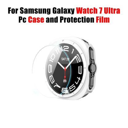 Hard Protective Cover For Galaxy Watch 7 Ultra PC Matte Watch Case And Protect Film For Samsung Galaxy Watch 7 Ultra